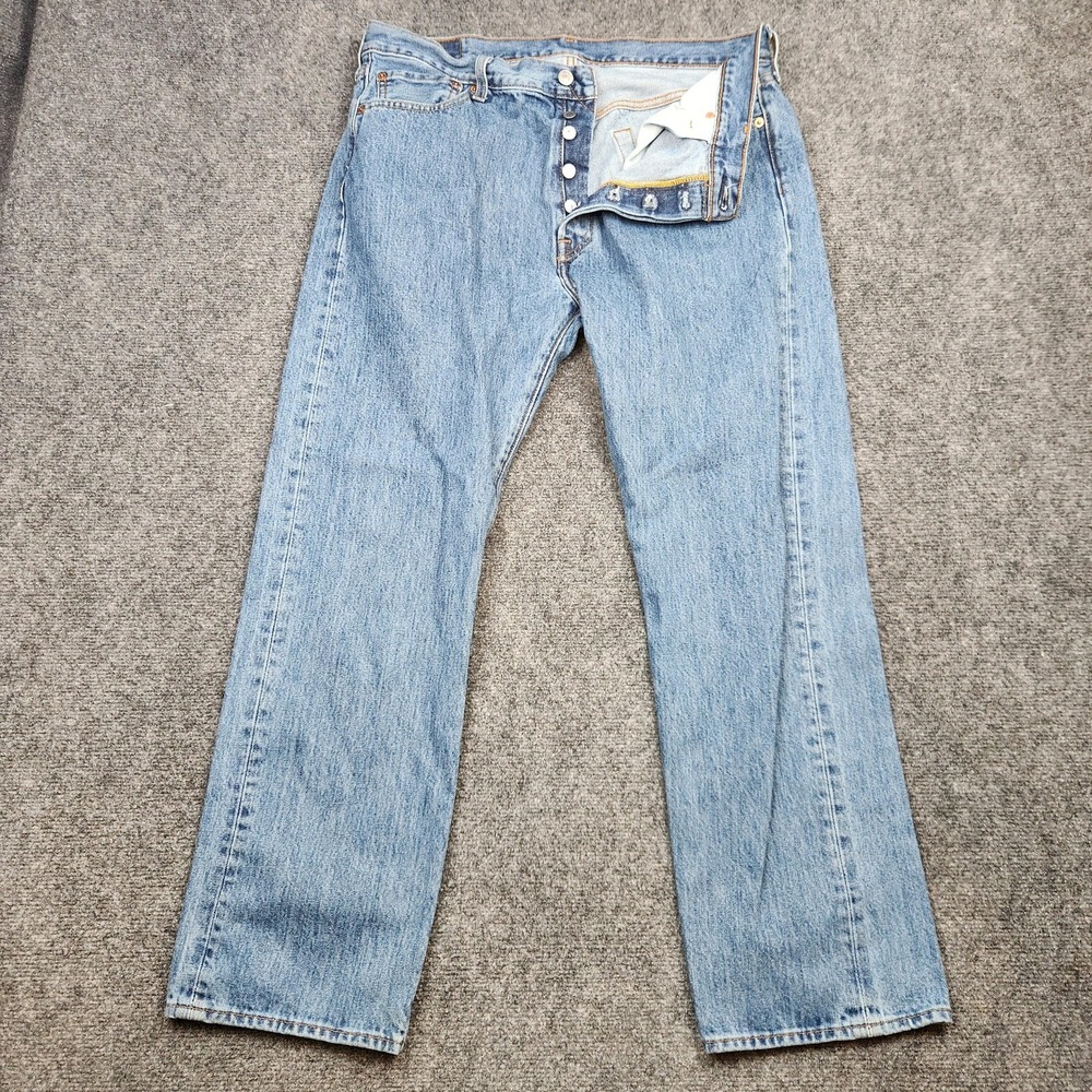 Levi's Men's Straight Jeans - Light Blue Denim